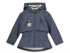 Mini A Ture ombre blue overgangsjakke Algea fleecefor